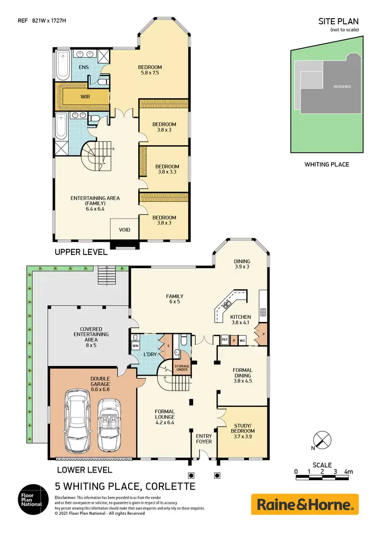 Floorplan of Homely house listing, 5 Whiting Place, Corlette NSW 2315