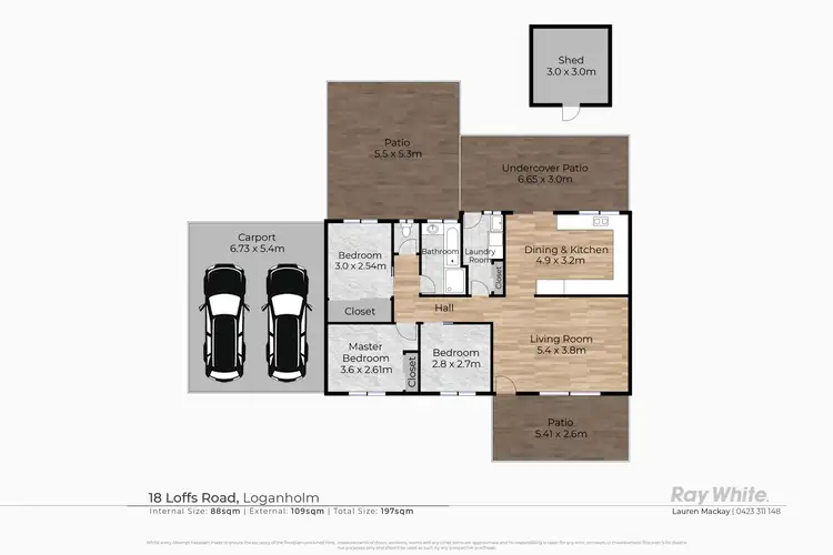 Floorplan of Homely house listing, 18 Loffs Road, Loganholme QLD 4129