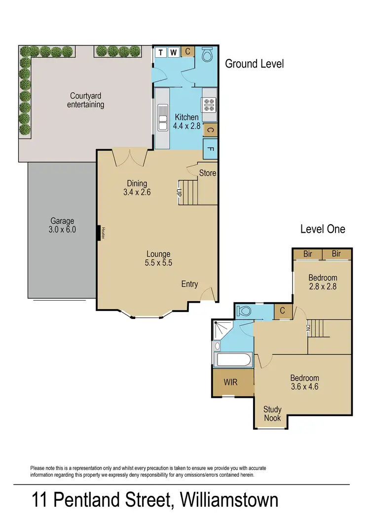 Floorplan of Homely house listing, 11 Pentland Street, Williamstown VIC 3016
