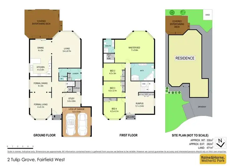 Floorplan of Homely house listing, 2 Tulip Grove, Fairfield West NSW 2165