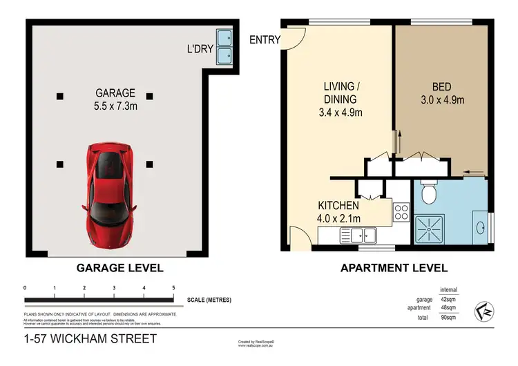 Floorplan of Homely unit listing, 1/57 Wickham Street, Morningside QLD 4170