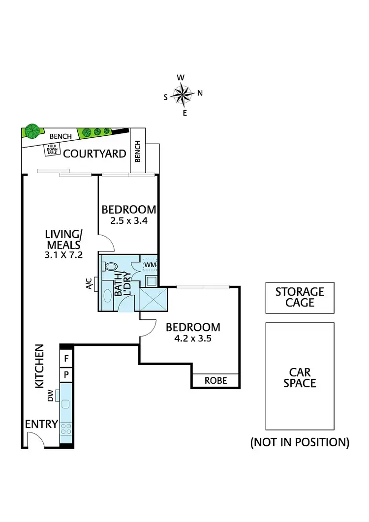Floorplan of Homely apartment listing, G07/39 Earl Street, Kew VIC 3101
