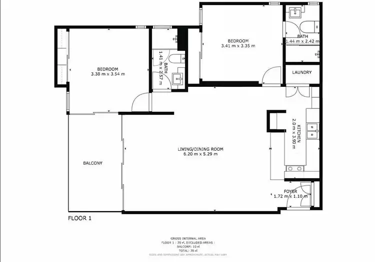 Floorplan of Homely unit listing, 32/35 Hamilton Road, Moorooka QLD 4105