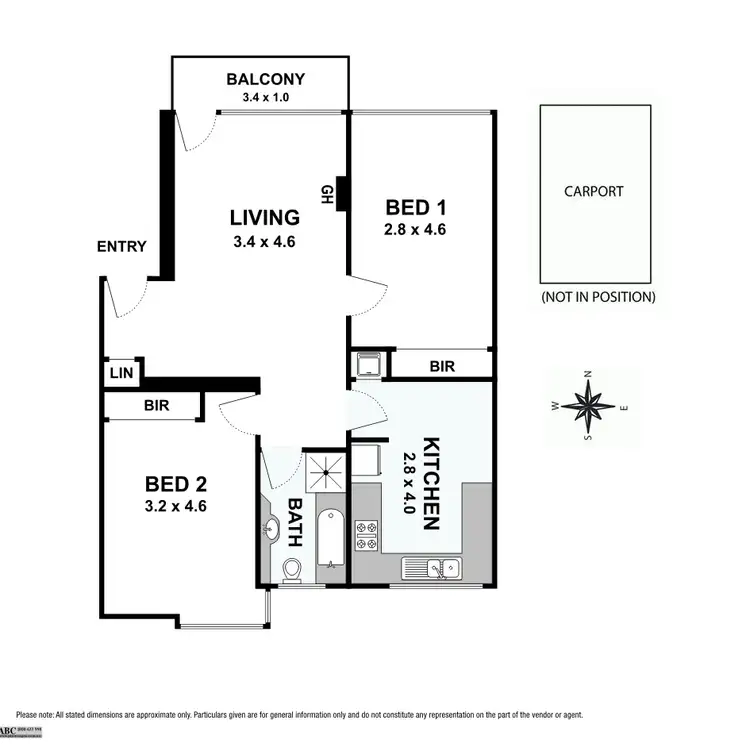 Floorplan of Homely apartment listing, 2/488 Glenferrie Road, Hawthorn VIC 3122