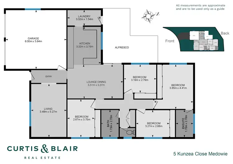 Floorplan of Homely house listing, 5 Kunzea Close, Medowie NSW 2318