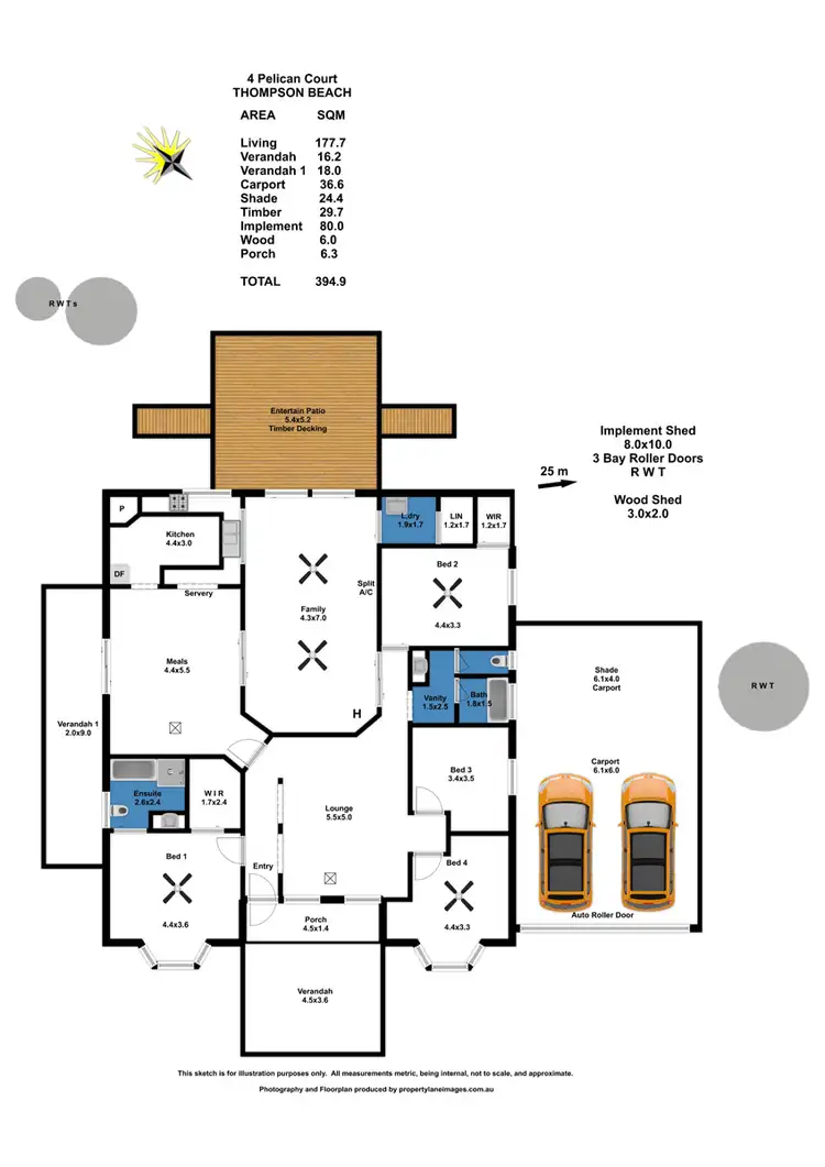 Floorplan of Homely house listing, 4 Pelican Court, Thompson Beach SA 5501