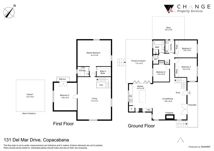 Floorplan of Homely house listing, 131 Del Mar Drive, Copacabana NSW 2251