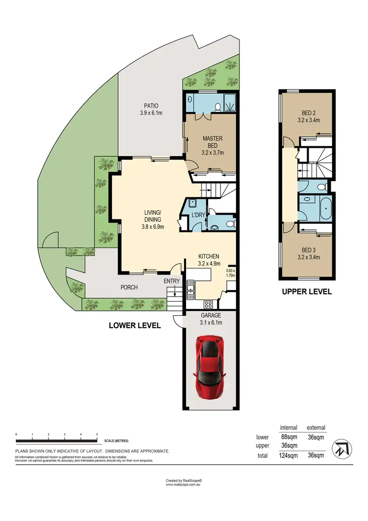 Floorplan of Homely townhouse listing, 36/19 Merlin Terrace, Kenmore QLD 4069