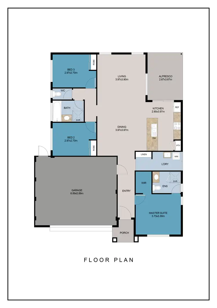 Floorplan of Homely house listing, 2 Wheatley Road, Byford WA 6122
