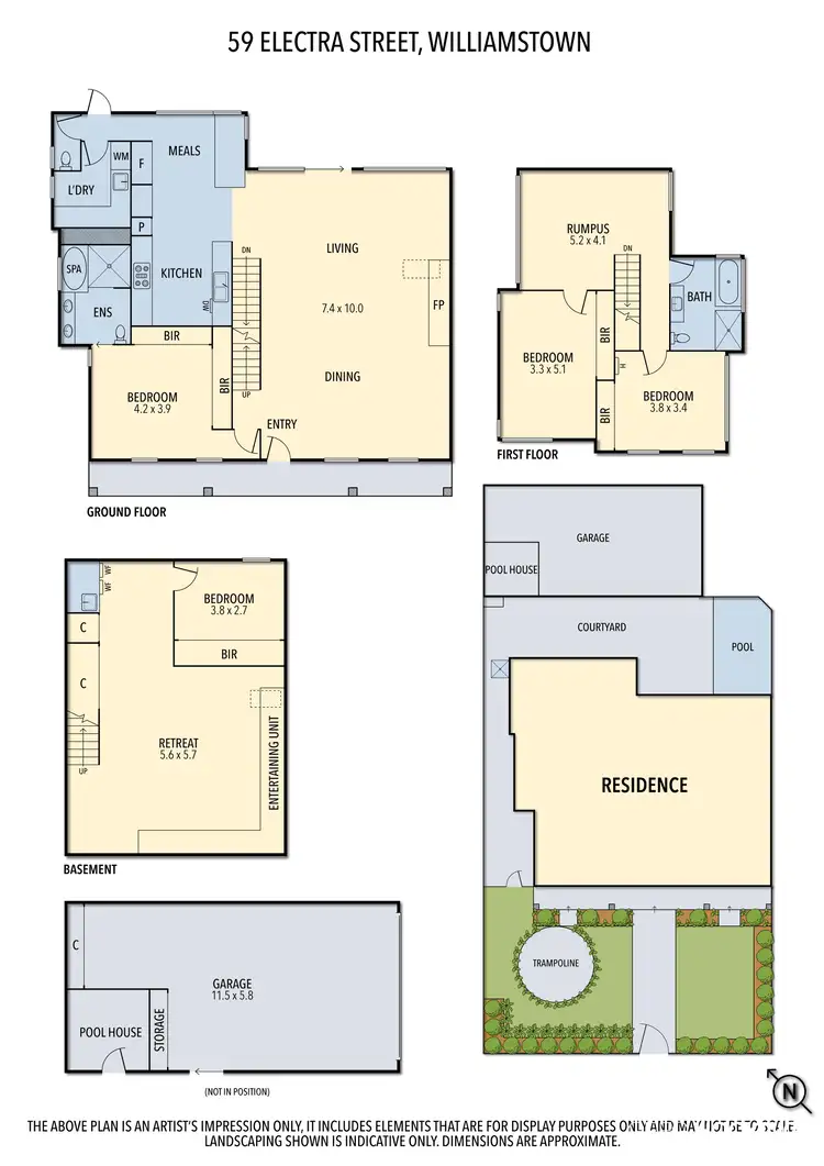 Floorplan of Homely house listing, 59 Electra Street, Williamstown VIC 3016