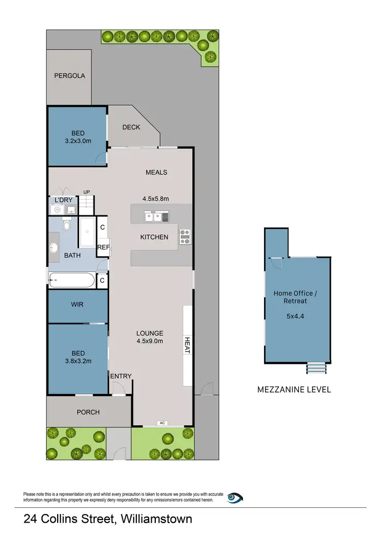 Floorplan of Homely house listing, 24 Collins Street, Williamstown VIC 3016