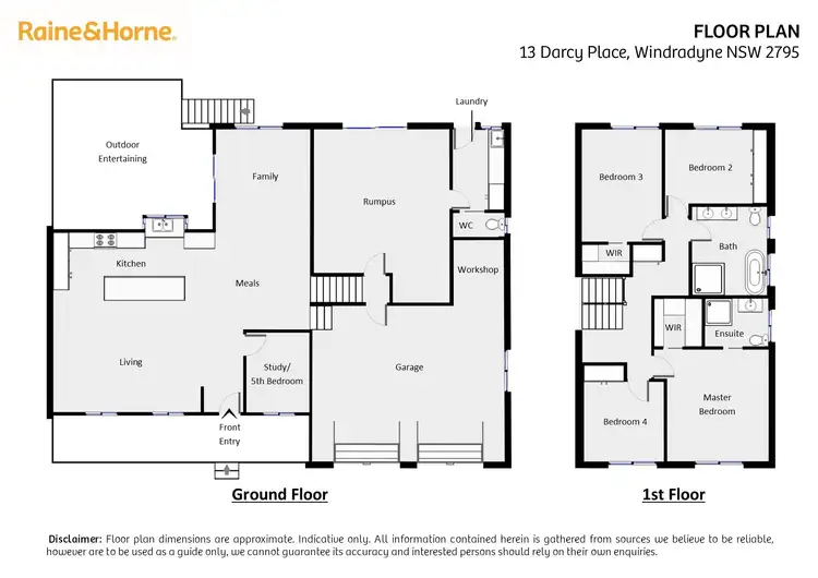 Floorplan of Homely house listing, 13 Darcy Place, Windradyne NSW 2795