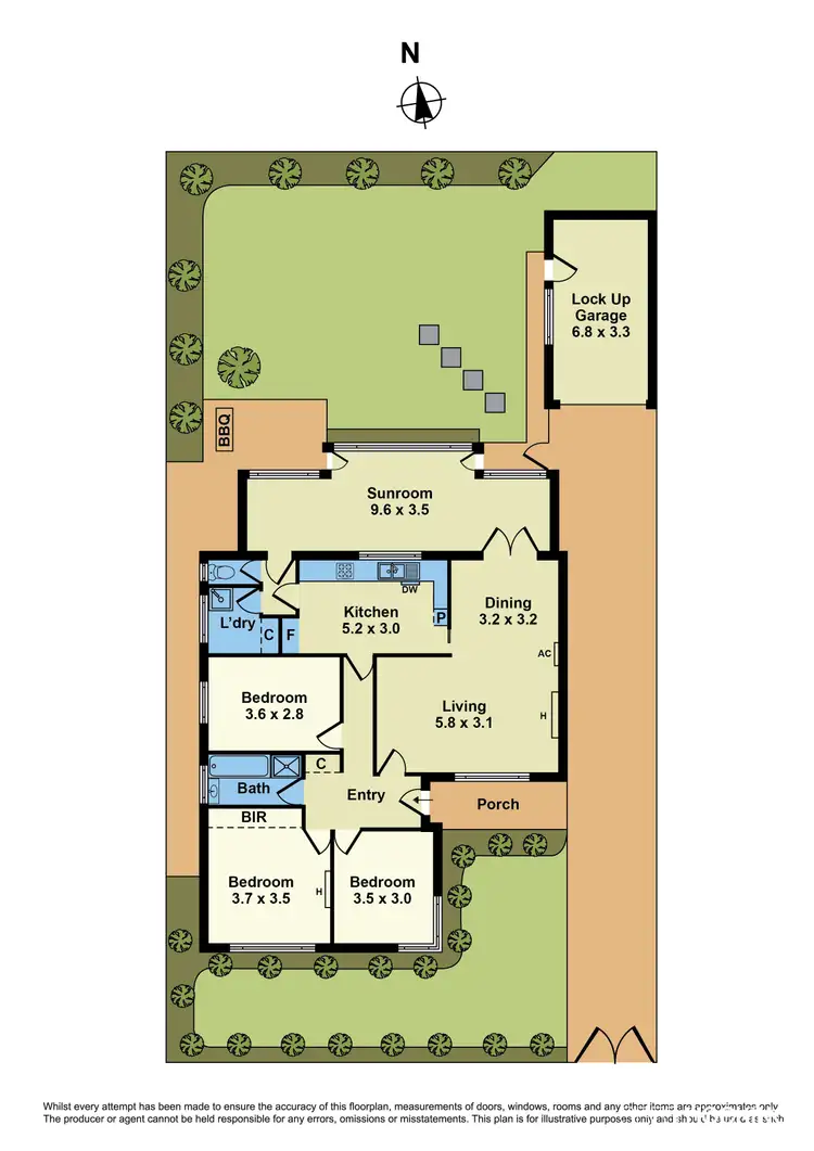 Floorplan of Homely house listing, 10 Pengelly Court, Sunshine VIC 3020
