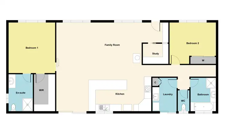 Floorplan of Homely house listing, 68 Buangor Road, Buangor VIC 3375