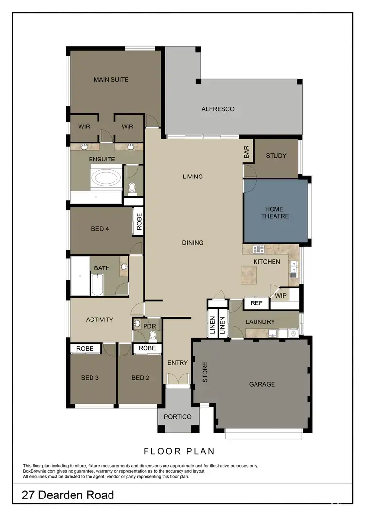 Floorplan of Homely house listing, 27 Dearden Road, Byford WA 6122