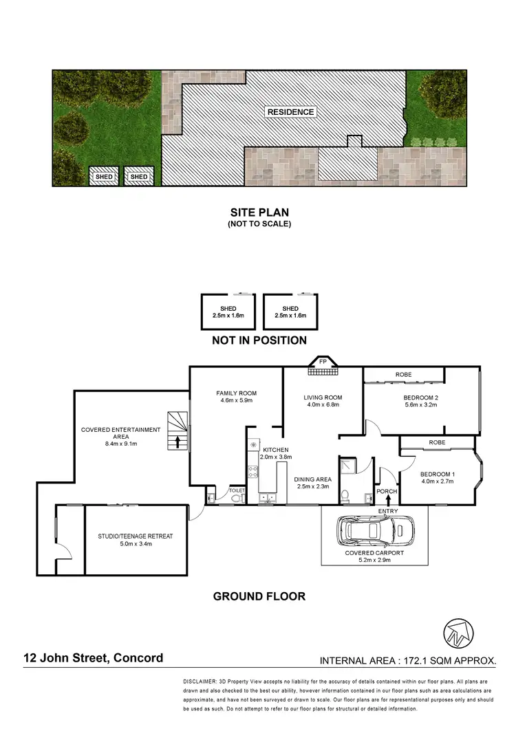 Floorplan of Homely house listing, 12 John Street, Concord NSW 2137