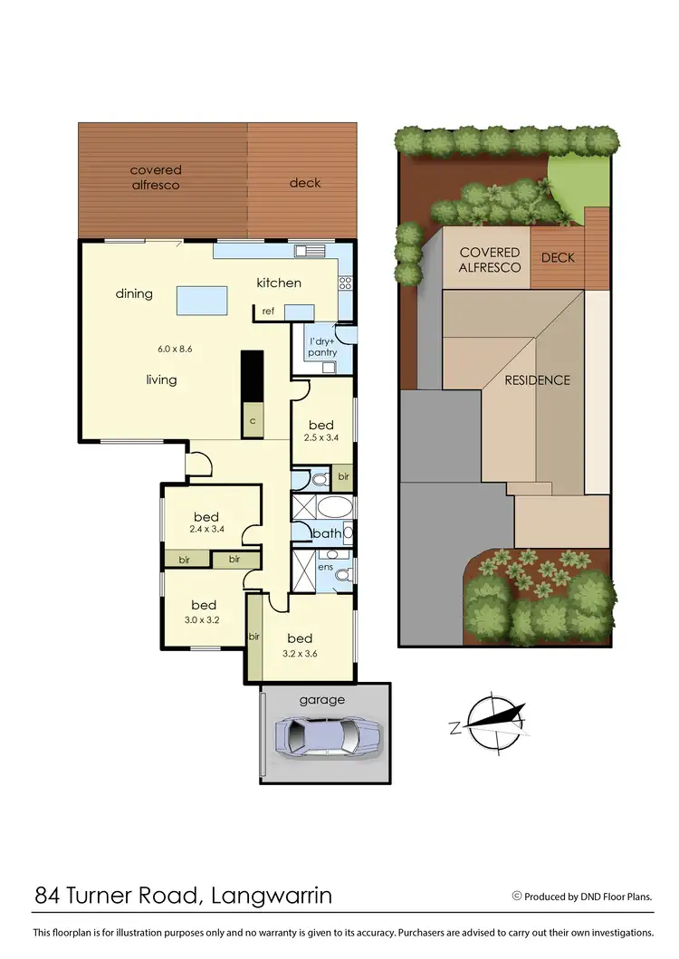 Floorplan of Homely house listing, 84 Turner Road, Langwarrin VIC 3910