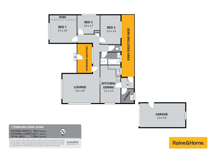 Floorplan of Homely house listing, 7 Tombonda Drive, Kiama NSW 2533