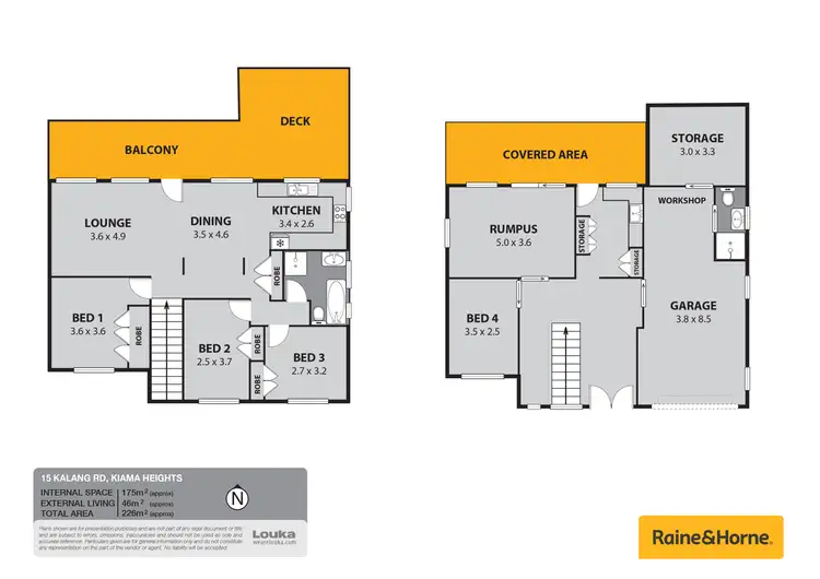 Floorplan of Homely house listing, 15 Kalang Road, Kiama Heights NSW 2533
