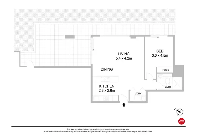 Floorplan of Homely apartment listing, 106/2 Duntroon Ave, St Leonards NSW 2065