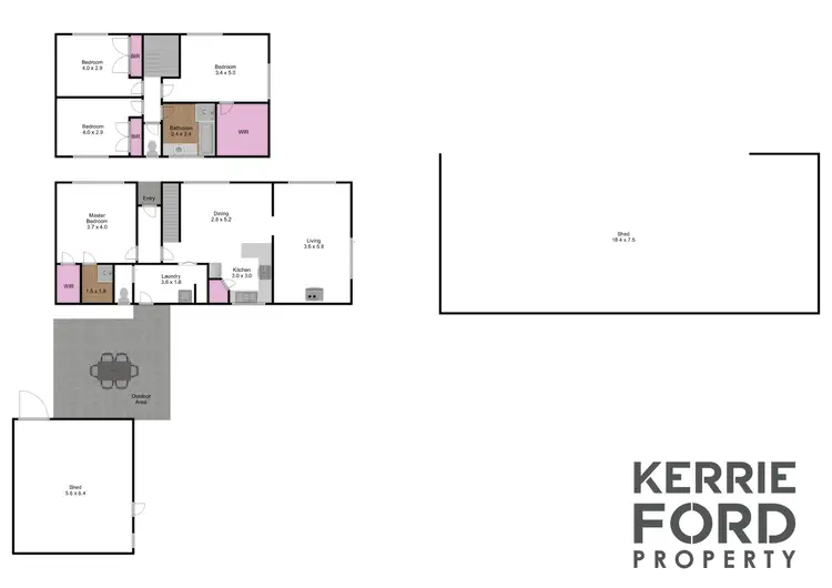 Floorplan of Homely house listing, 15 Larnach Road, Traralgon VIC 3844
