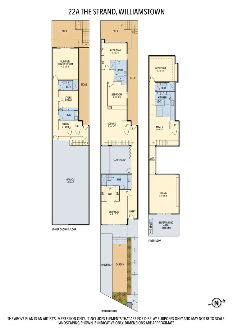 Floorplan of Homely house listing, 22A The Strand, Williamstown VIC 3016