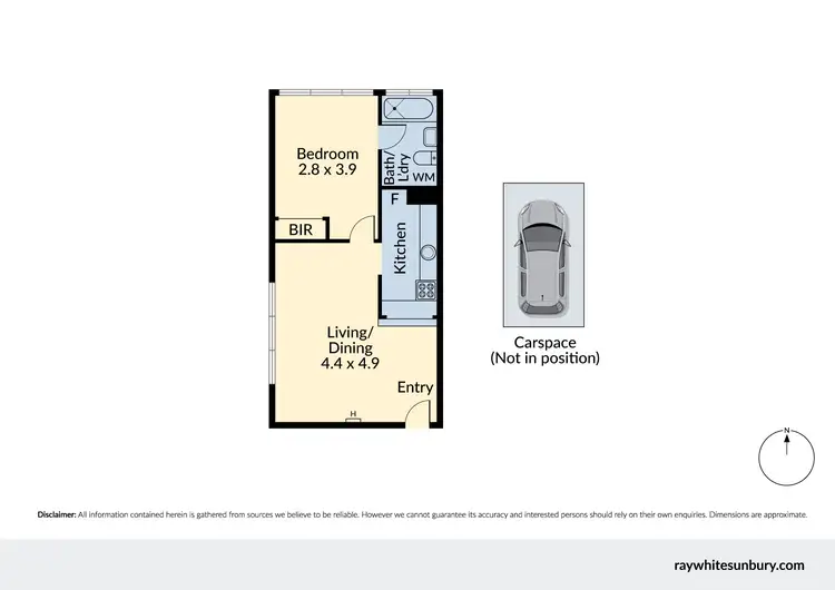 Floorplan of Homely flat listing, 1/1 Fuller Street, Essendon VIC 3040