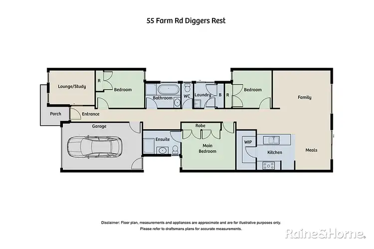 Floorplan of Homely house listing, 55 Farm Road, Diggers Rest VIC 3427