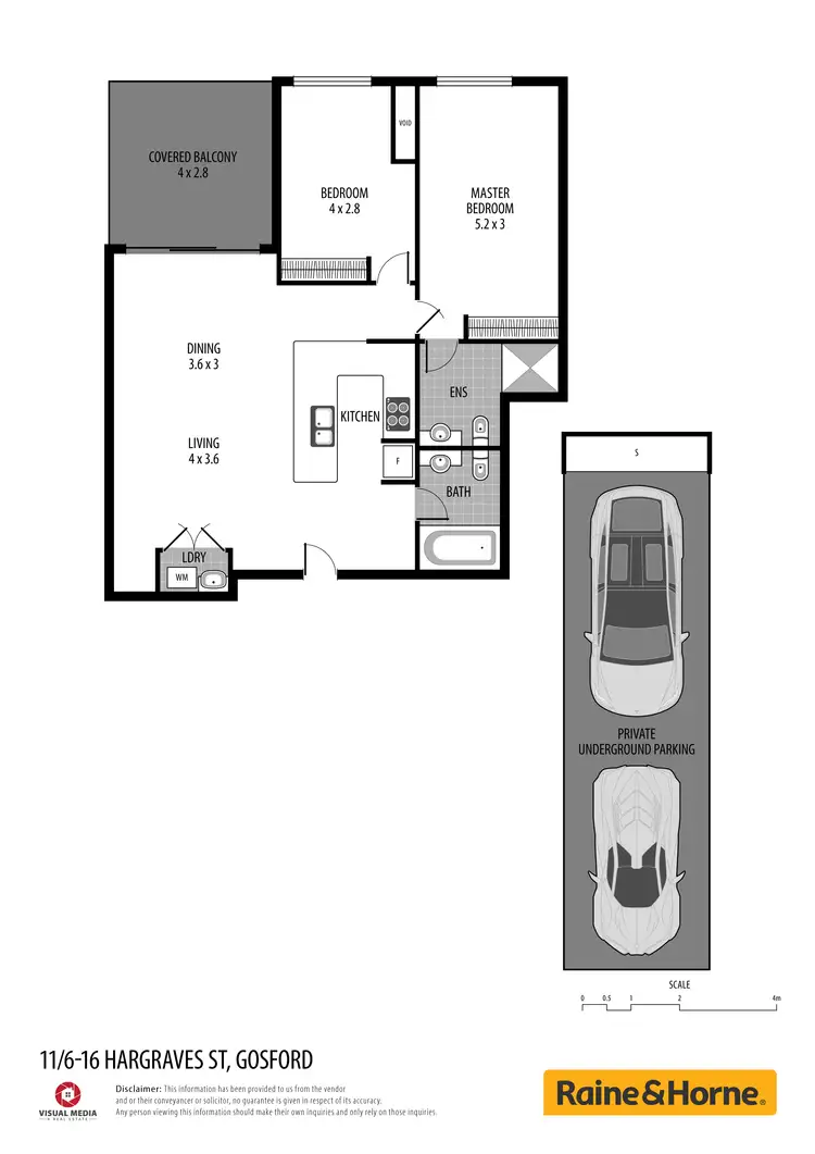Floorplan of Homely apartment listing, 11/6-16 Hargraves Street, Gosford NSW 2250