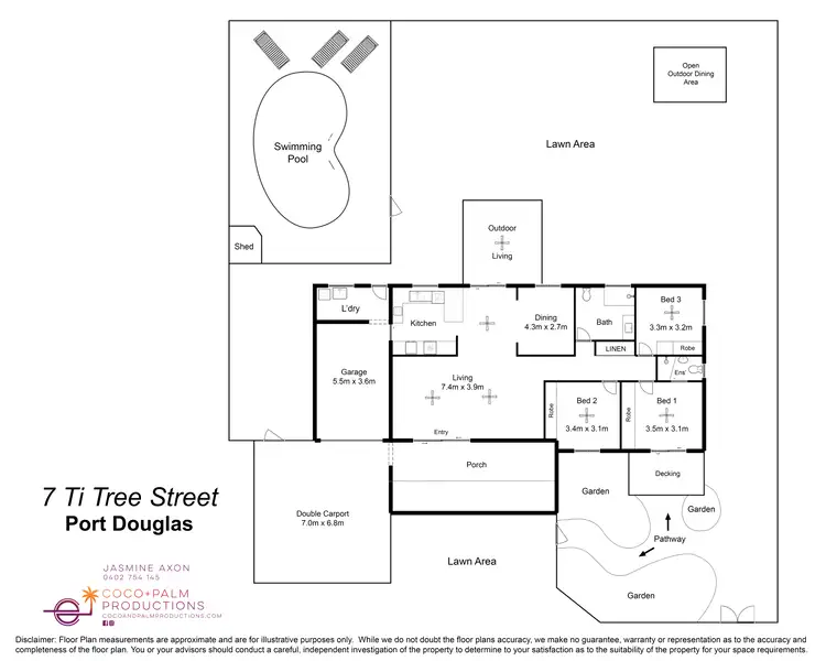 Floorplan of Homely house listing, 7 Ti Tree Street, Port Douglas QLD 4877