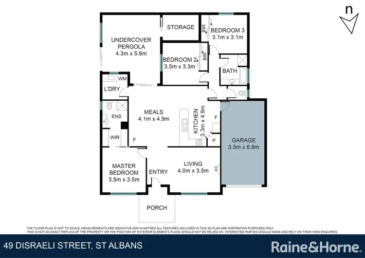 Floorplan of Homely house listing, 49 Disraeli Street, St Albans VIC 3021