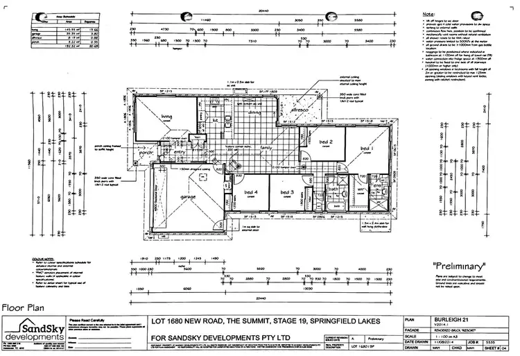 Floorplan of Homely house listing, 37 Horizon Drive, Springfield Lakes QLD 4300