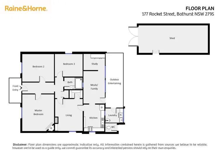 Floorplan of Homely house listing, 177 Rocket Street, Bathurst NSW 2795