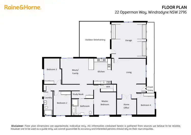 Floorplan of Homely house listing, 22 Opperman Way, Windradyne NSW 2795