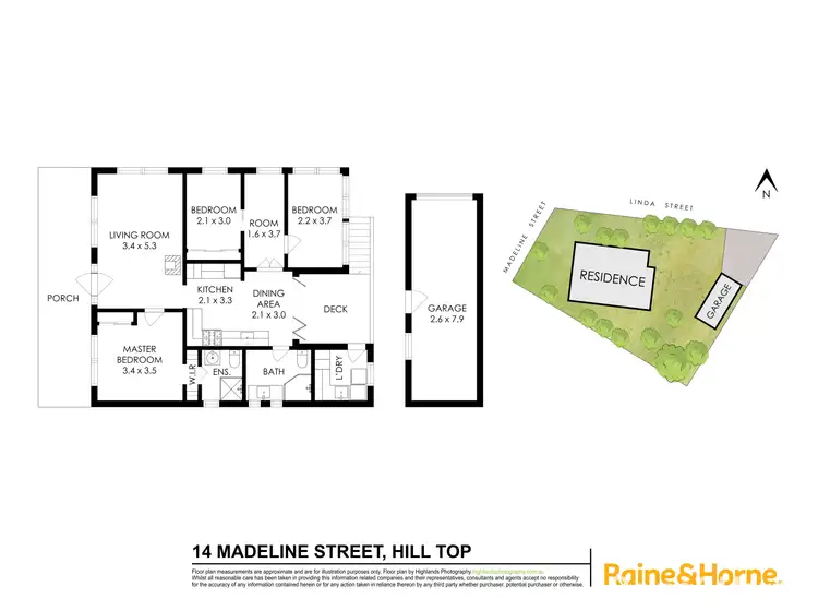 Floorplan of Homely house listing, 14 Madeline Street, Hill Top NSW 2575