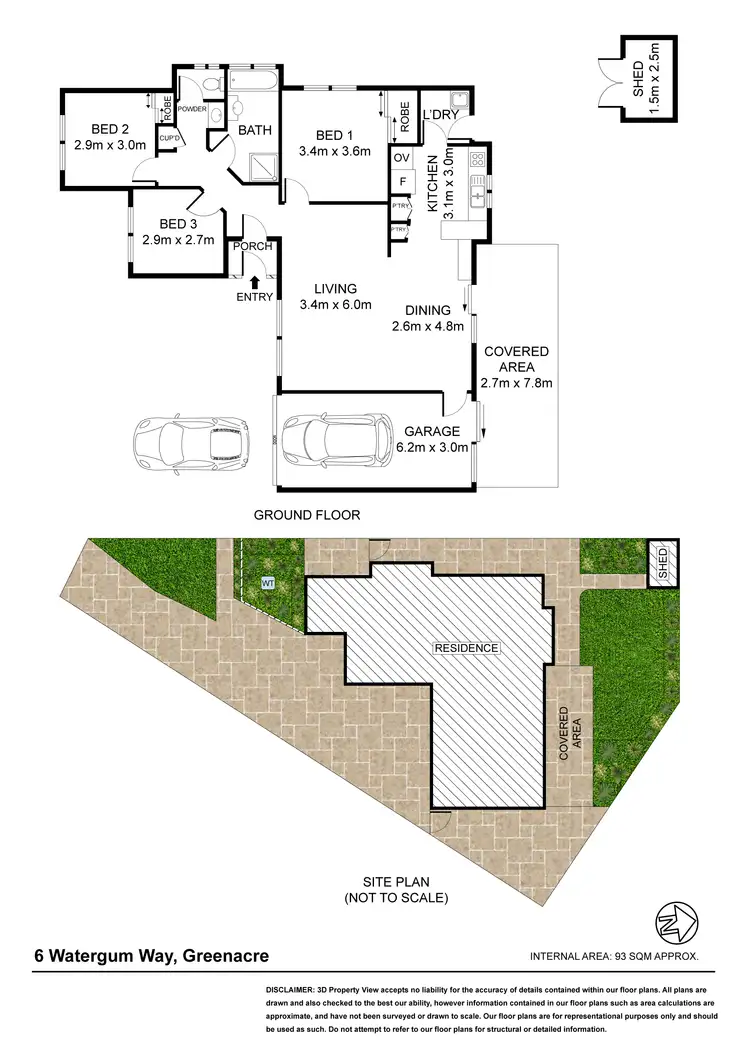 Floorplan of Homely house listing, 6 Watergum Way, Greenacre NSW 2190