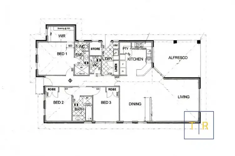 Floorplan of Homely house listing, 54 Baleine Drive, Castletown WA 6450