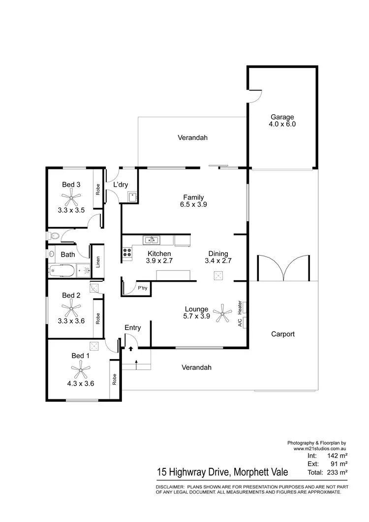 Floorplan of Homely house listing, 15 Highwray Drive, Morphett Vale SA 5162