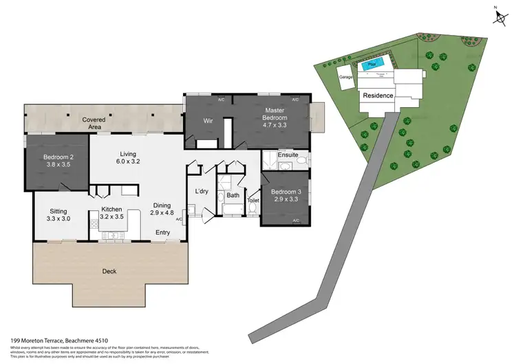 Floorplan of Homely house listing, 199 Moreton Terrace, Beachmere QLD 4510