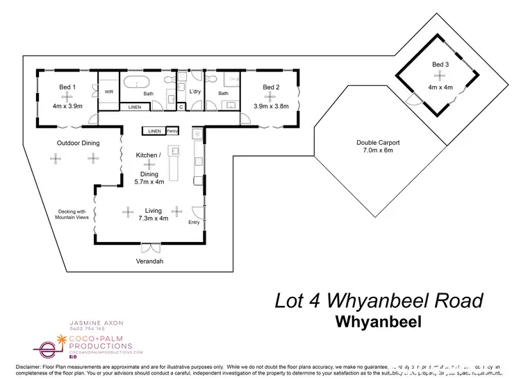 Floorplan of Homely house listing, 4 Whyanbeel Rd, Whyanbeel QLD 4873