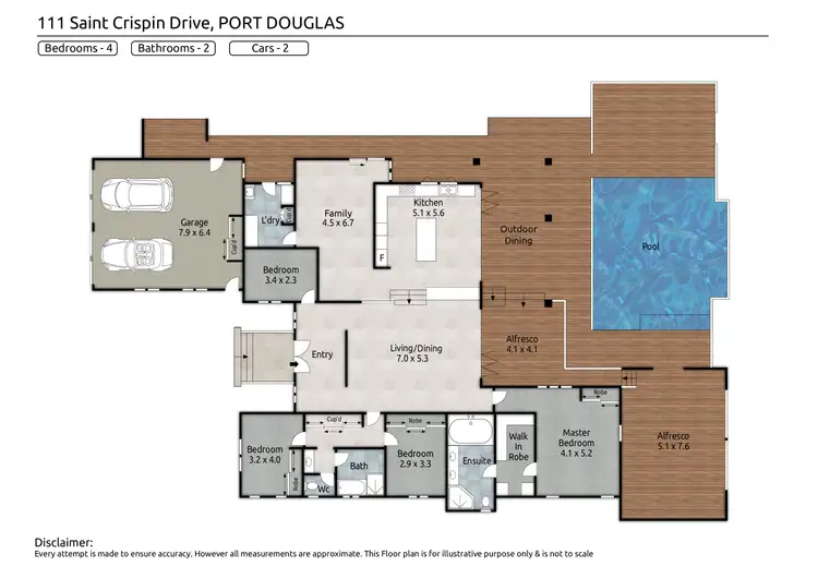 Floorplan of Homely house listing, 111 St Crispins Avenue, Port Douglas QLD 4877