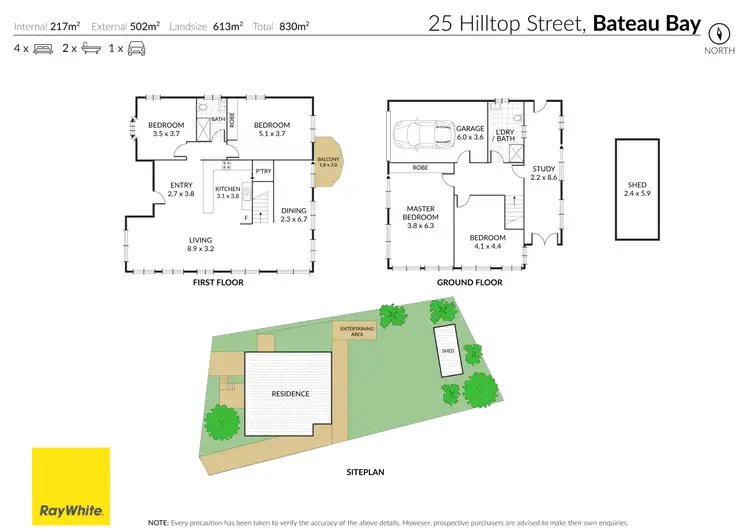 Floorplan of Homely house listing, 25 Hilltop Street, Bateau Bay NSW 2261