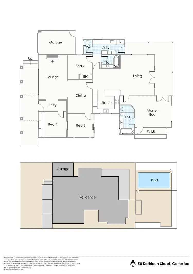 Floorplan of Homely house listing, 50 Kathleen Street, Cottesloe WA 6011