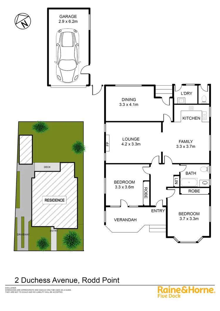 Floorplan of Homely house listing, 2 Duchess Ave, Rodd Point NSW 2046