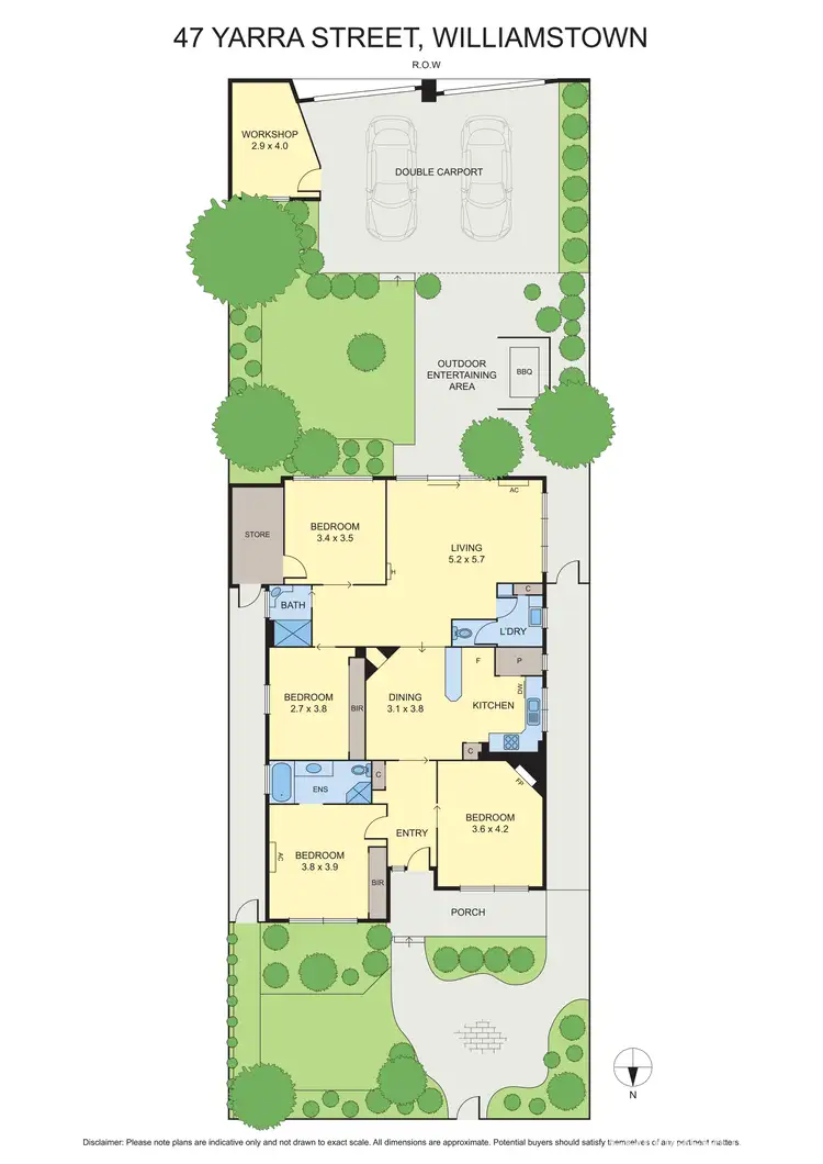 Floorplan of Homely house listing, 47 Yarra Street, Williamstown VIC 3016