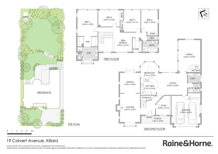 Floorplan of Homely house listing, 19 Calvert Avenue, Killara NSW 2071