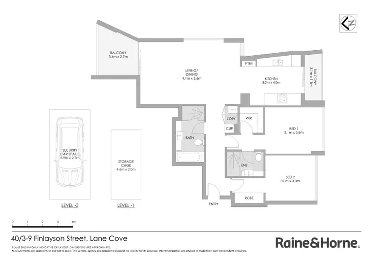 Floorplan of Homely apartment listing, 40/3-9 Finlayson Street, Lane Cove NSW 2066