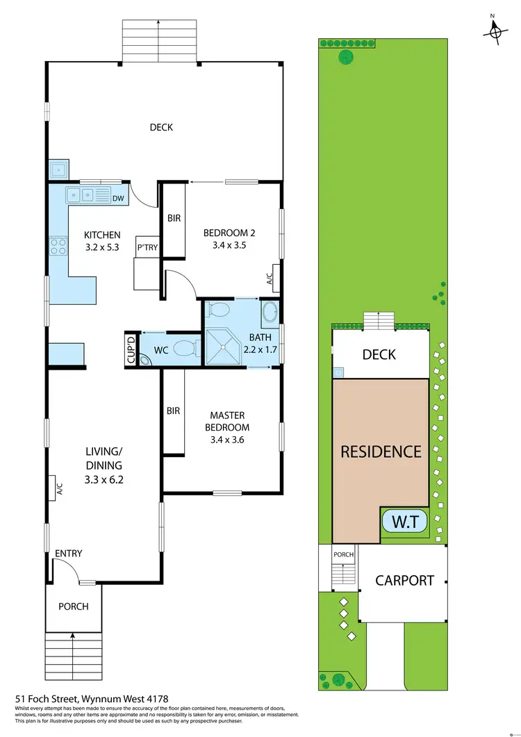 Floorplan of Homely house listing, 51 Foch Street, Wynnum West QLD 4178