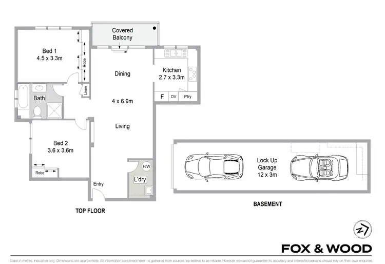 Floorplan of Homely apartment listing, 5/95-101 Flora Street, Sutherland NSW 2232