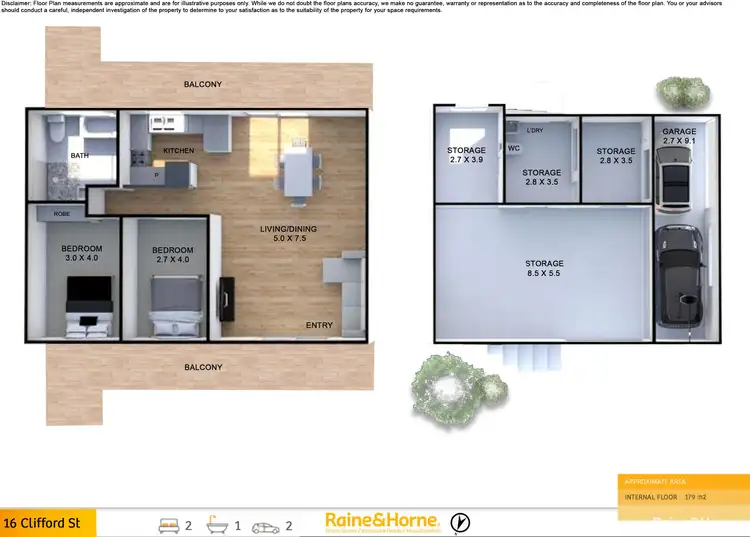 Floorplan of Homely house listing, 16 Clifford Street, South Golden Beach NSW 2483